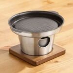 Japanese Style Outdoor Camping Alcohol Stove Yakiniku Stainless Steel Non-stic...
